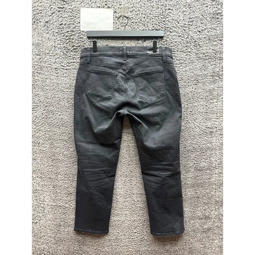 Paige Noella Straight Maternity Denim Jean Black Willow Womens Size 28